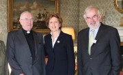 President McAleese acknowledges Concern's 40 years service to the poor....President McAleese, welcomed almost 200 staff members-past and present, fundraisers and supporters from all over Ireland this Wednesday to mark Concern's 40th anniversary.  Included in our picture above with President McAleese are Fr Aengus Finucane and Tom Arnold, Chief Executive, Concern. Photo: Liam Burke / Concern Worldwide.