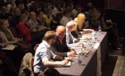 Adjudicators watch on as a debate takes place. Photo: Concern Worldwide.