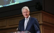 Bill Clinton addressing Concern's 'Resurge 2018' conference in Dublin Castle, September 2018. Photo: Photocall Ireland / Concern Worldwide.
