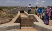 An underground water tank in Somaliland.