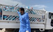 Distribution of 2832 COVID-19 prevention Hygiene Kits at Khankay IDPs camp Dohuk Kurdistan Iraq Photo: Concern Worldwide.