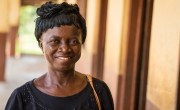 Portrait of Kadiatur Bangura, a primary school teacher in Sierra Leone