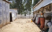 Workia in her home at the Kebere Mido IDP site