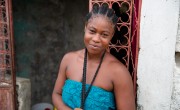 Brunia Benjamin, a participant in the USAID-funded Manje Pi Byen program, at her home in Cité Soleil, Port-au-Prince, Haiti. (Photo: Kieran McConville/Concern Worldwide)