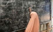 Students attending lessons at school in Jalaqsan, Kaxda district. (Photo: Adnan Mohamed/Concern Worldwide)