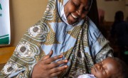 Ayan* (39) with her 18 month old child Ahmed* at the Wiil Waal health centre. (Photo: Mustafa Saeed/Concern Worldwide)