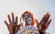 Jannette Furaha holds her hands to the camera