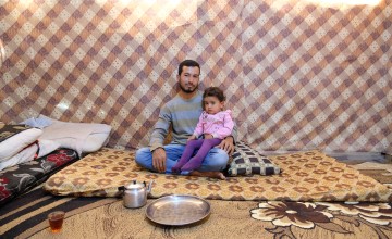 24-year-old Khalid has completed an accredited training course on plumbing supported by Concern. He hopes to start working soon as an apprentice so that he can provide for his family, including his two-year-old daughter Melissa. Photo: Darren Vaughan