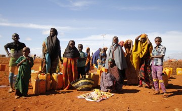 Relocated IDPs in Baidoa, 2019. Photo: Hyungbin Lim / IOM Somalia.