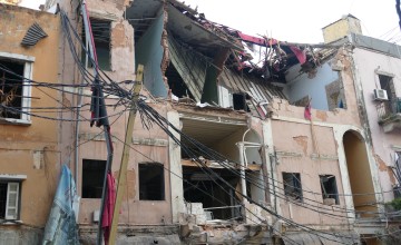 Destruction across Beirut city, following the explosion in the port area on 4th August 2020. Images taken by Concern Worldwide team conducting response assessment. Photo: Dom Hunt / Concern Worldwide.
