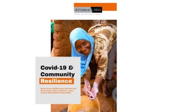 Alliance2015 multi-country research: COVID-19 impacts on community resilience in the Global South report cover