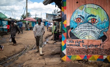 Mural in Nairobi, Kenya.