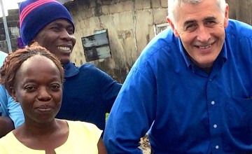 Dominic MacSorley and Denise. Photo: Concern Worldwide.