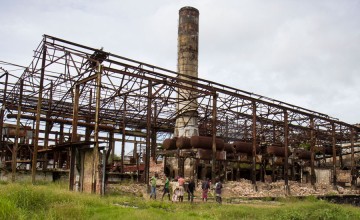 Abandoned building in Mozambique