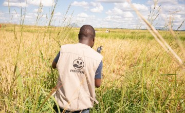 Concern staff member heads to meet farmer