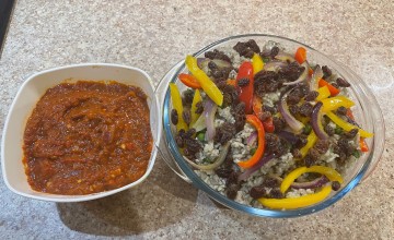 Traditional Somali Rice and Chutney