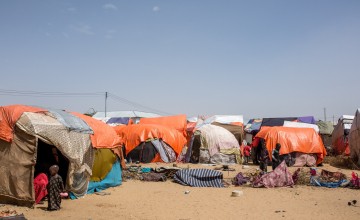 DP site on the outskirts of Mogadishu. Photo: Mustafa Saeed/Concern Worldwide