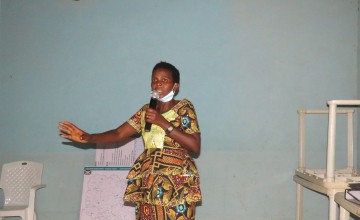 Violette's business is beginning to take shape. Photo: Concern Worldwide.