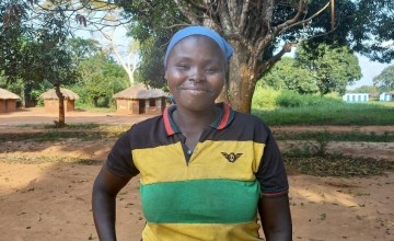 Milène, hygienist at the CPGE of Gouasse 2, on leaving the training workshop. Photo: Concern Worldwide.