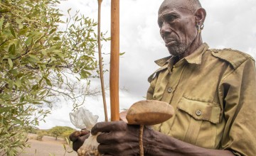 90-year-old pastoralist Lobakari Dida, Dakhaye village, Marsabit. Photo: Gavin Douglas/Concern Worldwide