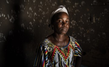 Liberian woman and mother group leader