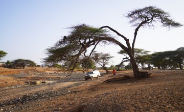 Dried up river in Ethiopia
