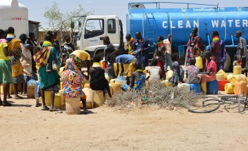 Water distribution by Concern Worldwide in Marsabit county, following the dire water shortages caused by the drought. Each household gets 90 litres per week. Photo: Shaloam Strooper/Concern Worldwide