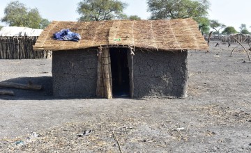 Nyaphan's home in Rotriak, South Sudan