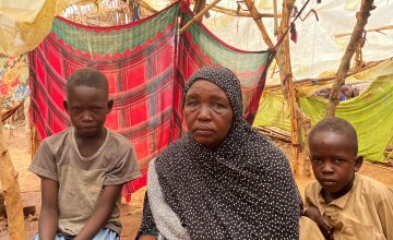 Mariama and four of her children
