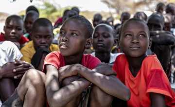 Children from Naoros Primary School
