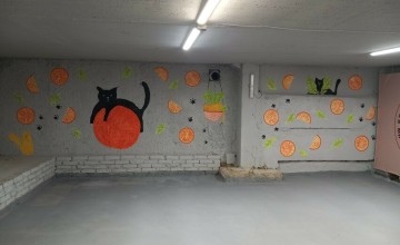 PSS (psychosocial support) and schooling space set up underground in Kharkiv by Concern's in-country partner, We are Brothers. Photo: AmyRose McGovern/Concern Worldwide
