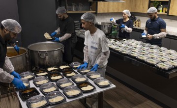 Meals being prepared in Lebanon