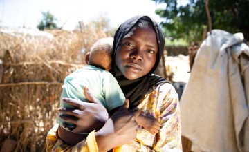 Nedal and her son Abdul Kareem