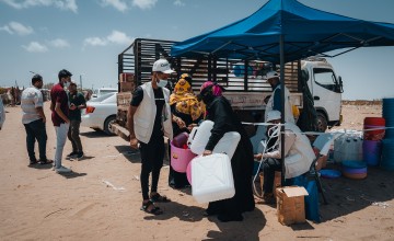 Concern teams distribute cholera prevention kits