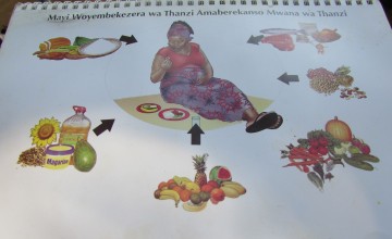 An image from one of the Concern maternal health booklets. Photo taken by Concern Worldwide.