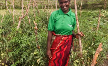 Mavis Chibeleti, a participant of the Realigning Agriculture to Improve Nutrition (RAIN) project in Zambia. Photo: Anne O'Mahony / Concern Worldwide.
