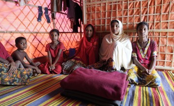 Lukia* and her family. Photo: Concern Worldwide