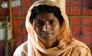 Menara's* family survived their 16-day trek to safety. Photo: Concern Worldwide