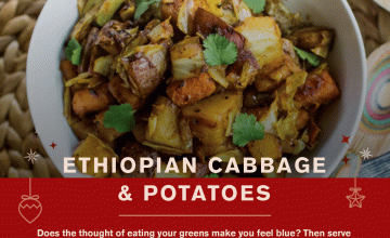 This traditional Ethiopian recipe is filled with African spices and is guaranteed to brighten any Christmas dinner.