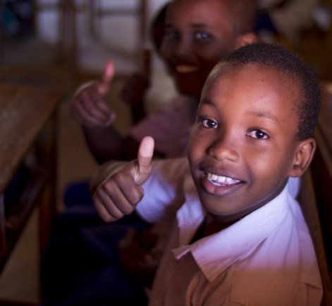 Students at Jabuti school in Mogadishu, which is supported by Concern Worldwide.