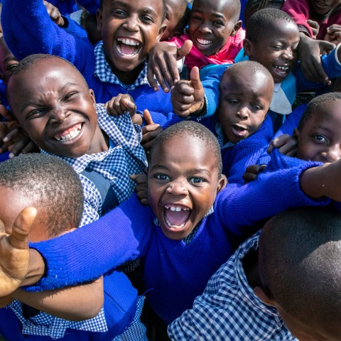 Children in Gatoto Community School in Nairobi. Photo: Gavin Douglas