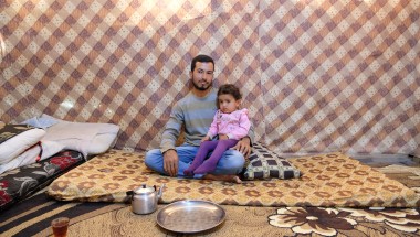 24-year-old Khalid has completed an accredited training course on plumbing supported by Concern. He hopes to start working soon as an apprentice so that he can provide for his family, including his two-year-old daughter Melissa. Photo: Darren Vaughan