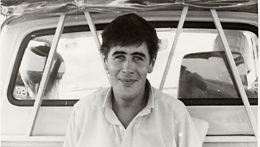 Dominic in his early days with Concern Worldwide. 