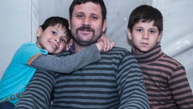 Ahmed* and his family were forced to leave their home in Syria and cross the border into Turkey to find safety. Photo: Kevin Carroll/Concern Worldwide. *name changed for security purposes