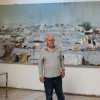 Irish artist Brian Maguire pictured alongside paintings which were inspired following his recent visit to a Protection of Civilian Camp in Bentiu, South Sudan with Concern. Photo: Concern Worldwide. Irish artist Brian Maguire pictured alongside paintings which were inspired following his recent visit to a Protection of Civilian Camp in Bentiu, South Sudan with Concern. Photo: Concern Worldwide.