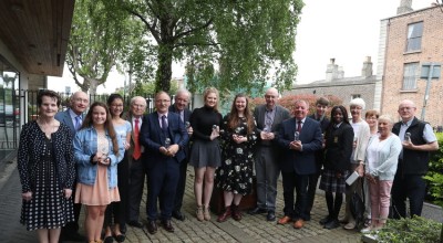 Recipients of the 2018 Concern Volunteer Awards with Concern co-founder John O'Loughlin Kennedy. Photo: Jason Clarke/Concern Worldwide.