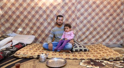24-year-old Khalid has completed an accredited training course on plumbing supported by Concern. He hopes to start working soon as an apprentice so that he can provide for his family, including his two-year-old daughter Melissa. Photo: Darren Vaughan