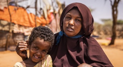 A woman in Somaliland with her daughter
