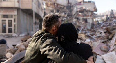 The destroyed southern Turkish town of Kahramanmaras, close to the epicentre of the two 7.8 and 7.5 scale earthquakes.