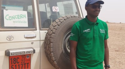 Prudence Ndolimana, area coordinator for Concern in Goz Beida, Chad.